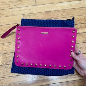 Rebecca Minkoff Studded Leather Clutch